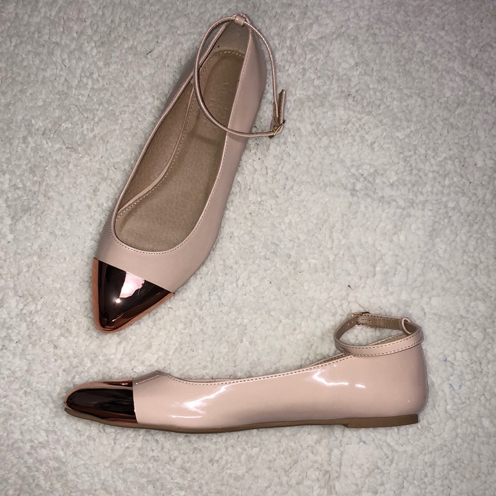✨BRAND NEW ✨ Rose Gold Charlotte Russe Flats